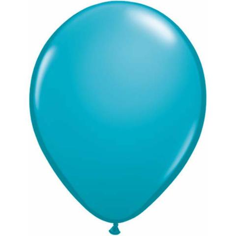 Turquoise Helium Latex Balloon